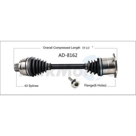 SURTRACK AXLE Cv Axle Shaft, Ad-8162 AD-8162